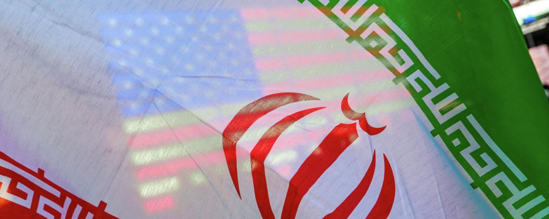 Флаги Ирана и США